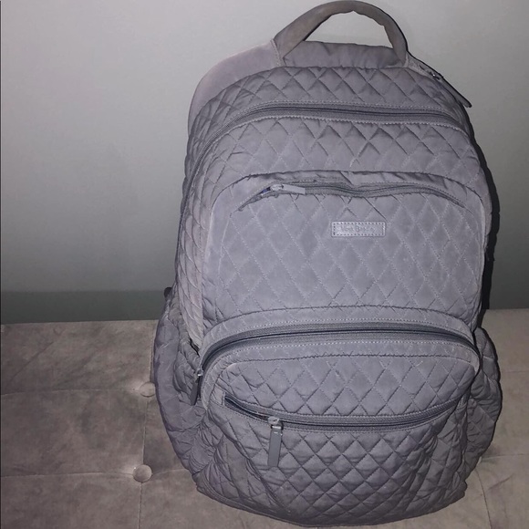 vera bradley grey backpack